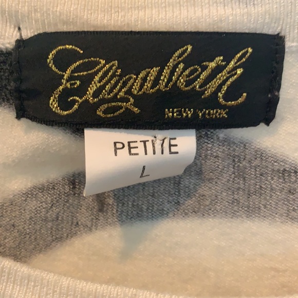 Beautiful soft light sweater with pink glitter - Picture 3 of 3